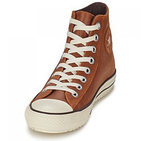 Converse All Star Boot Vintage Leather Hi Brown Men S Shoes M00000039