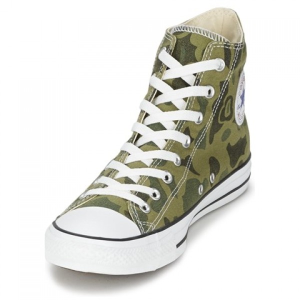Converse All Star Camo Print Hi Olive Branch Women's Shoes - M00000011