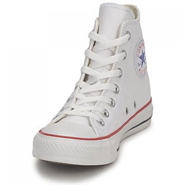 Converse All Star Leather Hi White Women's Shoes