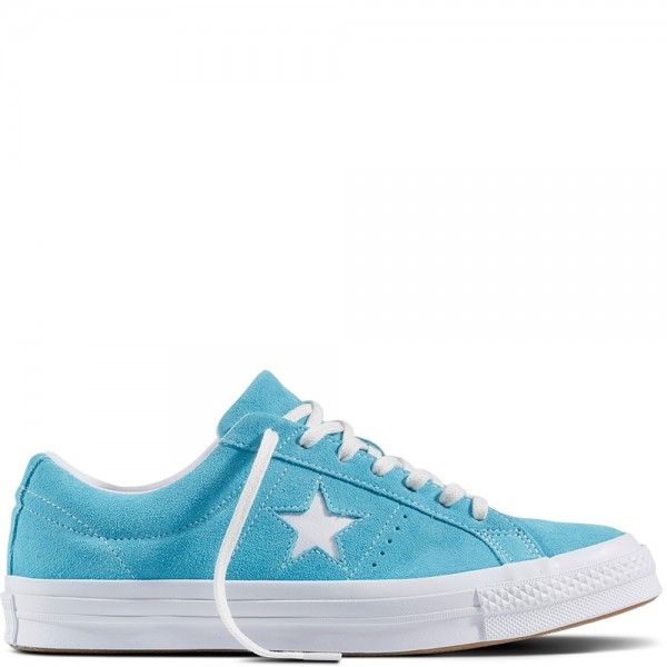 Converse One Star Spring/Easter Suede Fresh Cyan/White/White 158437C -  M00000309